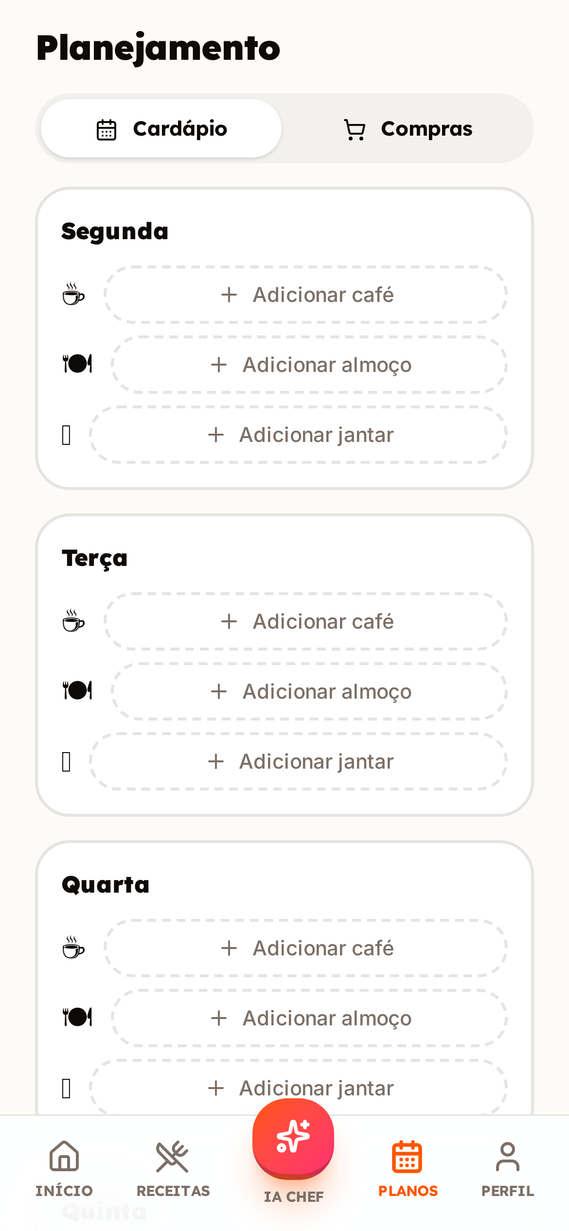 Tela 5 do AirChef