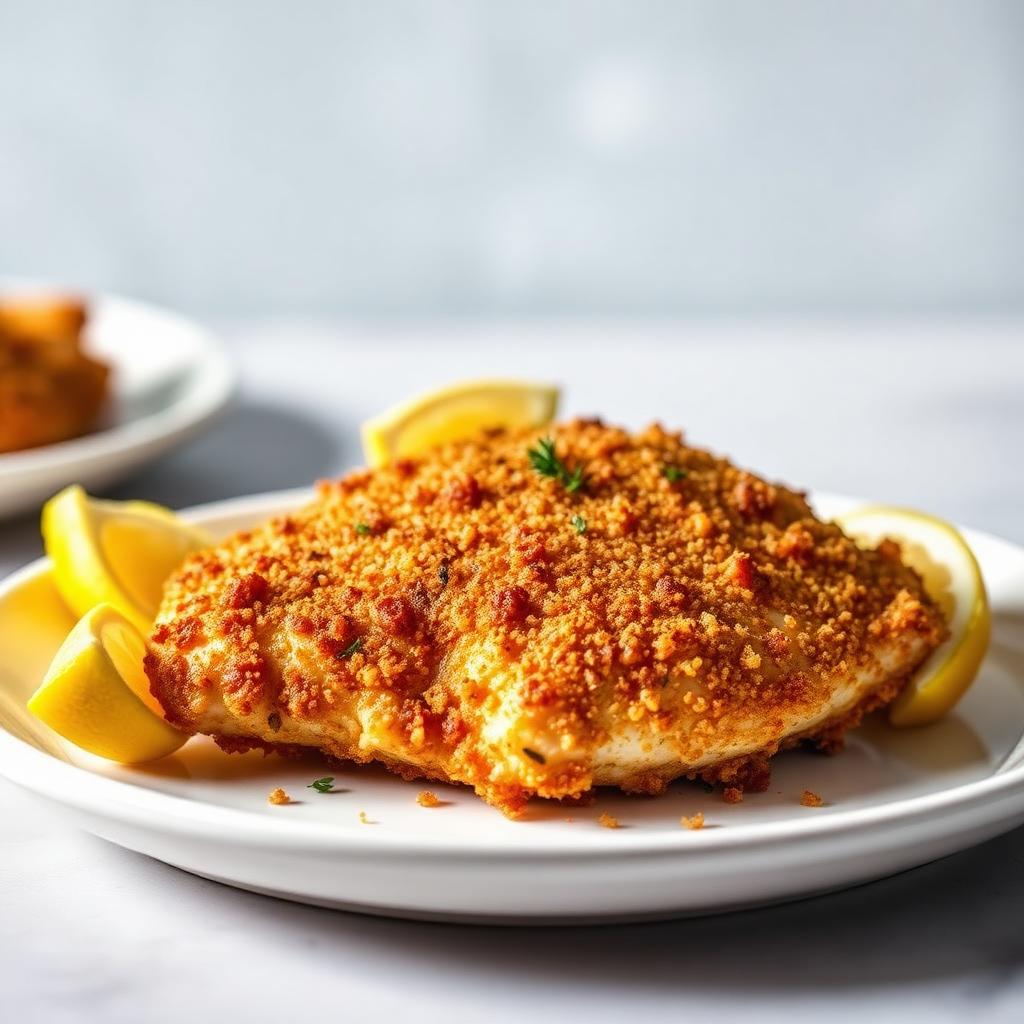 Frango crocante ao parmesão